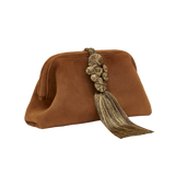Alessa Tassel Pouch Camello Bag