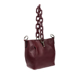 Catena Small Burgundy Shoulder Pouch