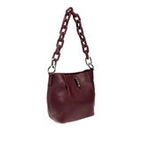 Catena Small Burgundy Shoulder Pouch