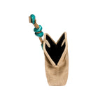 Petra Turquoise Pouch Bag