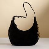 Catena Black Hobo Bag