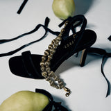 Lyra Black High-Heel Sandal
