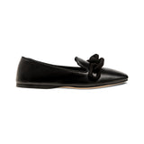 Catena Black Flat Moccasin