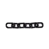 Catena Black Chain: sleek, modern design, perfect for accessories and fashion items.