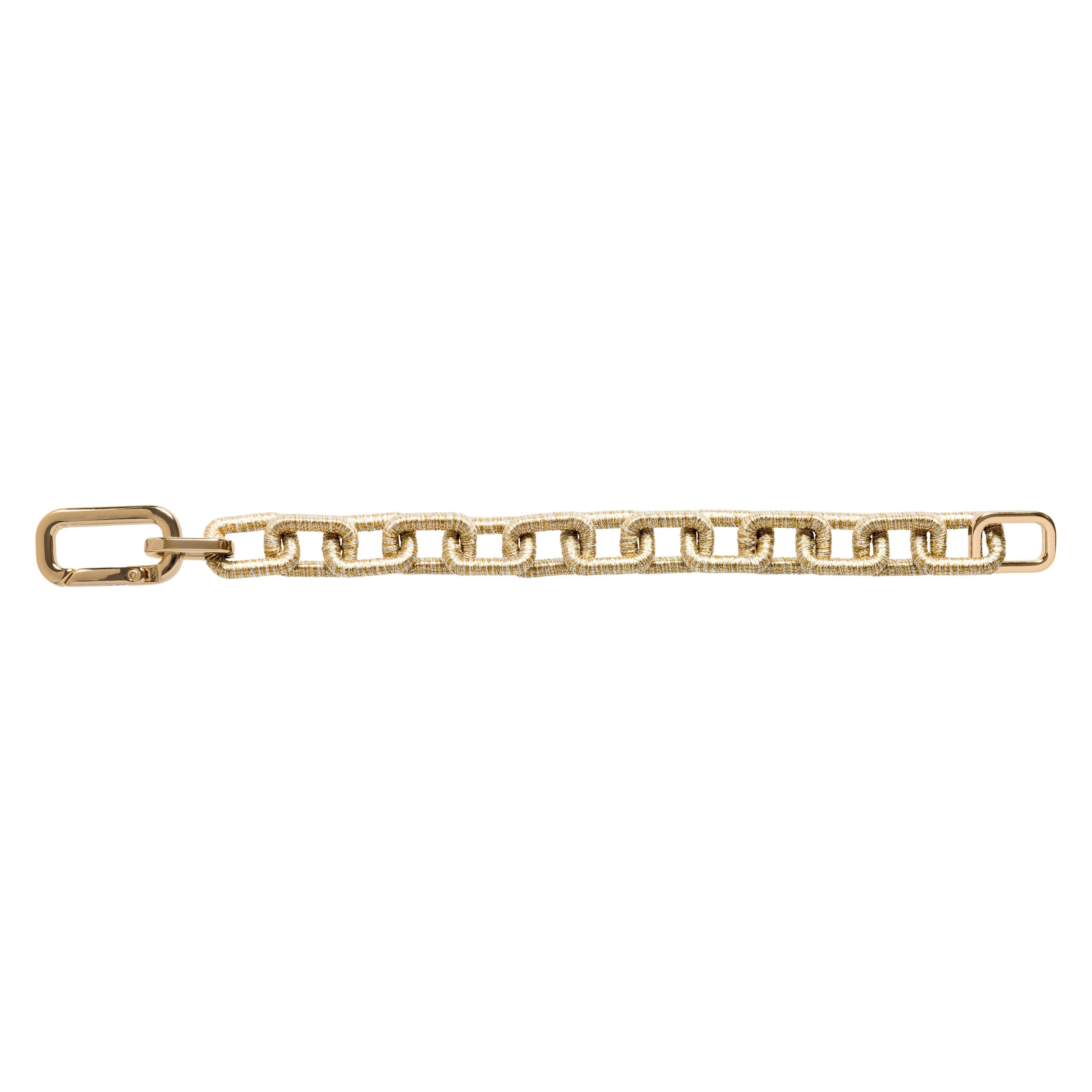 Catena Notte Bracelet in gold and silver, showcasing a chic and contemporary design perfect for any outfit.