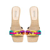 Catena Rainbow Mid-Heel Sandal