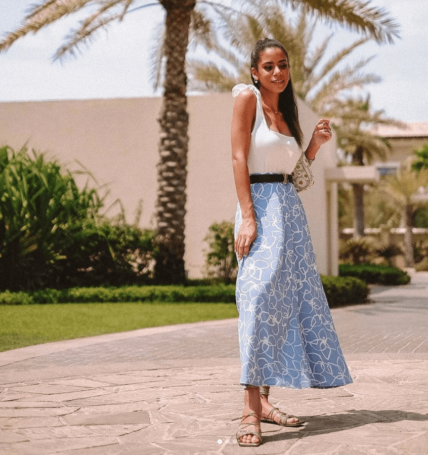 Nadya wearing Ophilia Lace-Up