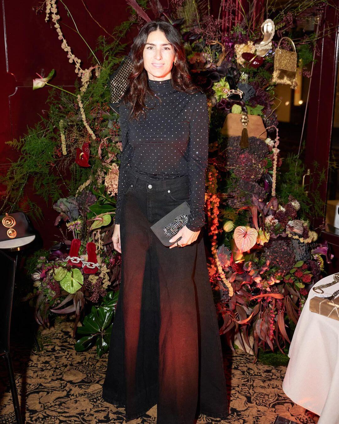 Deborah Reyner Sebag with Catena Glam Bag