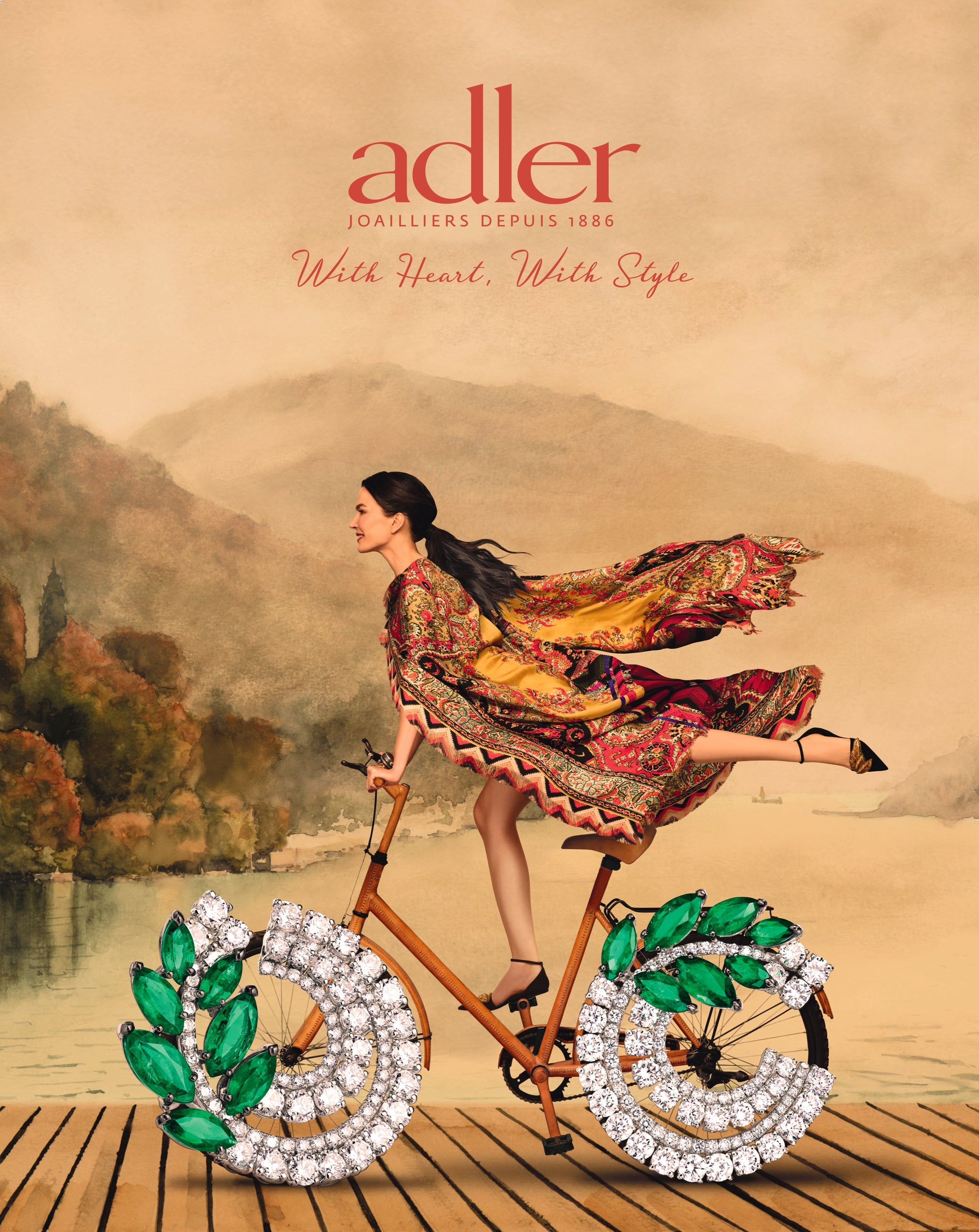 Serena Uziyel x adler Jewellery on Harper's Bazaar