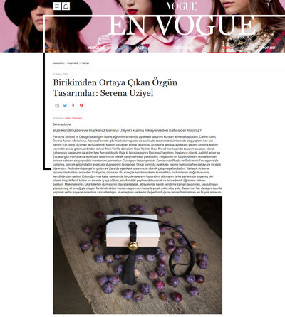 Vogue Turkey Website May '20