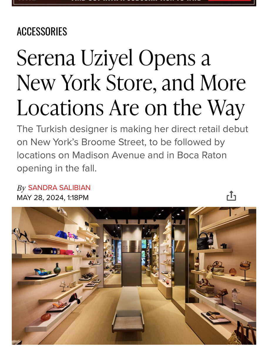 Serena Uziyel Broome Store is featured in WWD