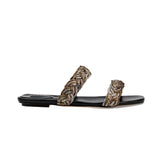 Black Ronda 10MM Two Strap Sandal