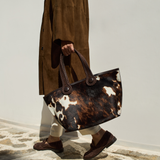 Hedera Cow Medium Tote Bag