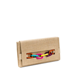 Catena Natural & Rainbow Envelope Clutch