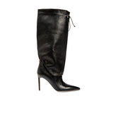 Catena Notte Black High-Heel Knee Boot