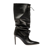 Catena Notte Black High-Heel Knee Boot