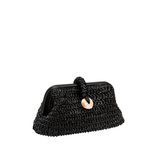 Delphine Black Pouch Bag