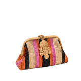 Alessa Multicolor & Beige Pouch Bag