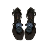 Coins Black-Navy Sandal