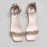 Catena Notte Blush & Glam Flat Ankle Sandal