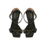 Catena Leopard High-Heel Ankle Sandal