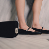 Catena One Glam Black Two Sided Clutch