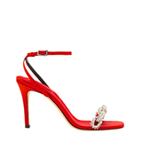 Catena Notte Scarlet & Glam High-Heel Ankle Cross Sandal