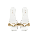 Catena Off-White Flat Sandal