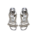 Catena Notte Silver High-Heel Sandal