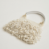 Crystal Ivory Top-Handle Bag