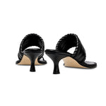 Black Hedera 60MM Toe Sandal Black
