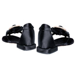 Alessa Black Ankle Toe Sandal