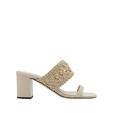 Almeria Nude Block Strap Sandal