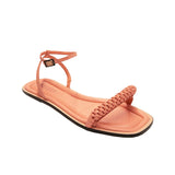 Rovena Peach Removable Ankle Sandal