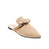 Delphine Natural Sliperette