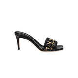 Almeria Black High-Heel Sandal