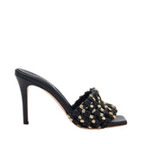 Aurnia Black & Gold High-Heel Sandal