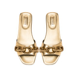 Catena Gold Flat Sandal