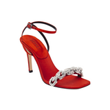 Catena Notte Scarlet & Glam High-Heel Ankle Cross Sandal