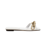 Catena Off-White Flat Sandal