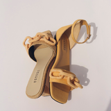 Catena Natural Flat Ankle Sandal