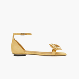 Narcissa Natural Flat Ankle Sandal