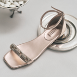 Catena Notte Blush & Glam Flat Ankle Sandal