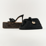 Catena Black High-Heel Sandal
