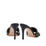 Aurnia Black & Gold High-Heel Sandal