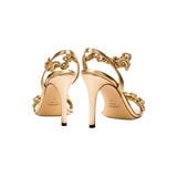 Catena Notte Gold High-Heel Sandal