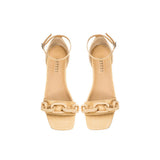 Catena Natural Flat Ankle Sandal