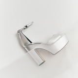 Catena Notte Silver & Glam Platform Ankle Sandal