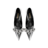 Catena Silver High-Heel Pump