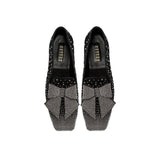 Fiocco Studs Flat Moccasin